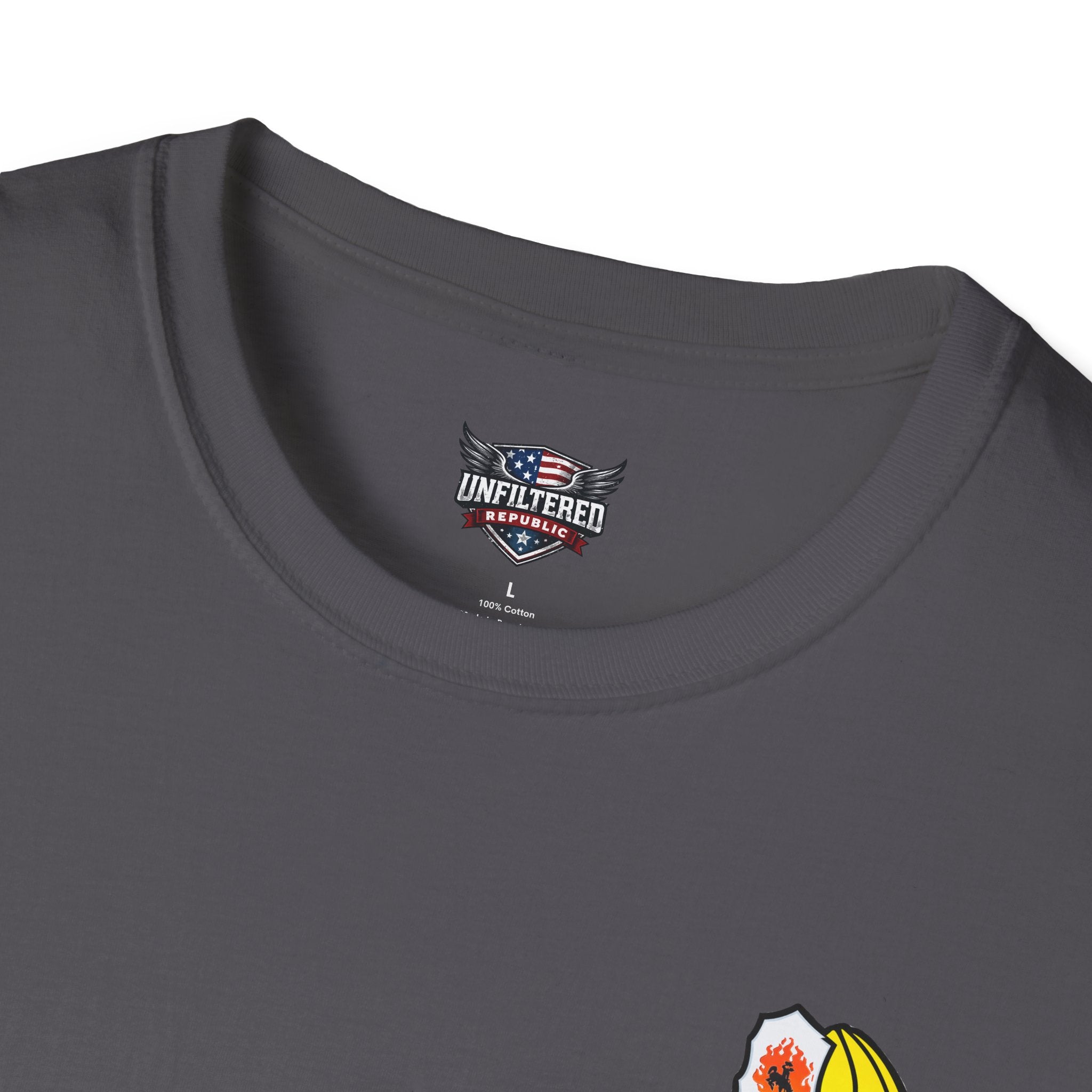 Mentally Unfit For Structure T-Shirt | Chainsaw Firefighter Graphic