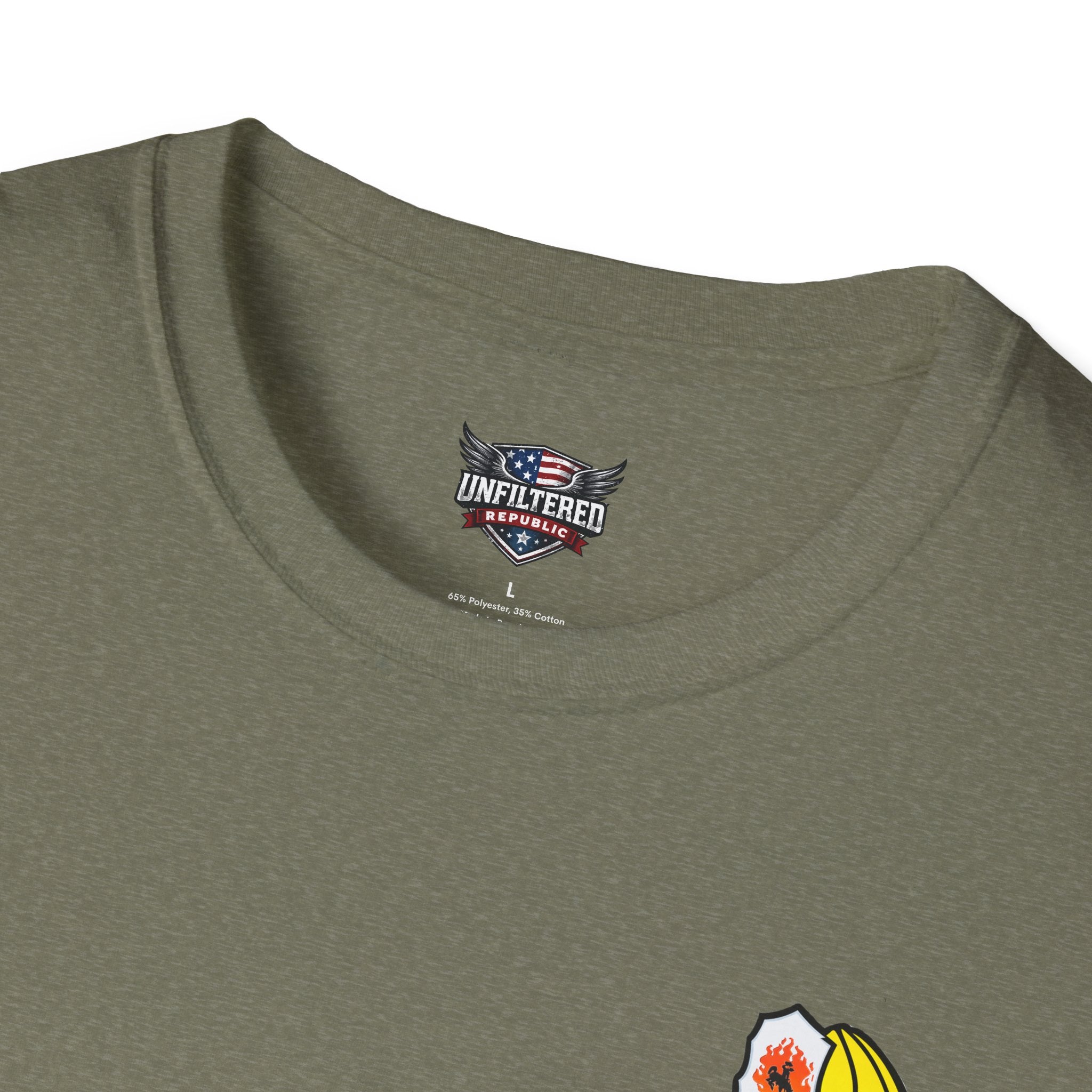 Mentally Unfit For Structure T-Shirt | Chainsaw Firefighter Graphic
