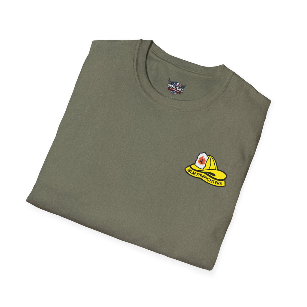 Mentally Unfit For Structure T-Shirt | Chainsaw Firefighter Graphic