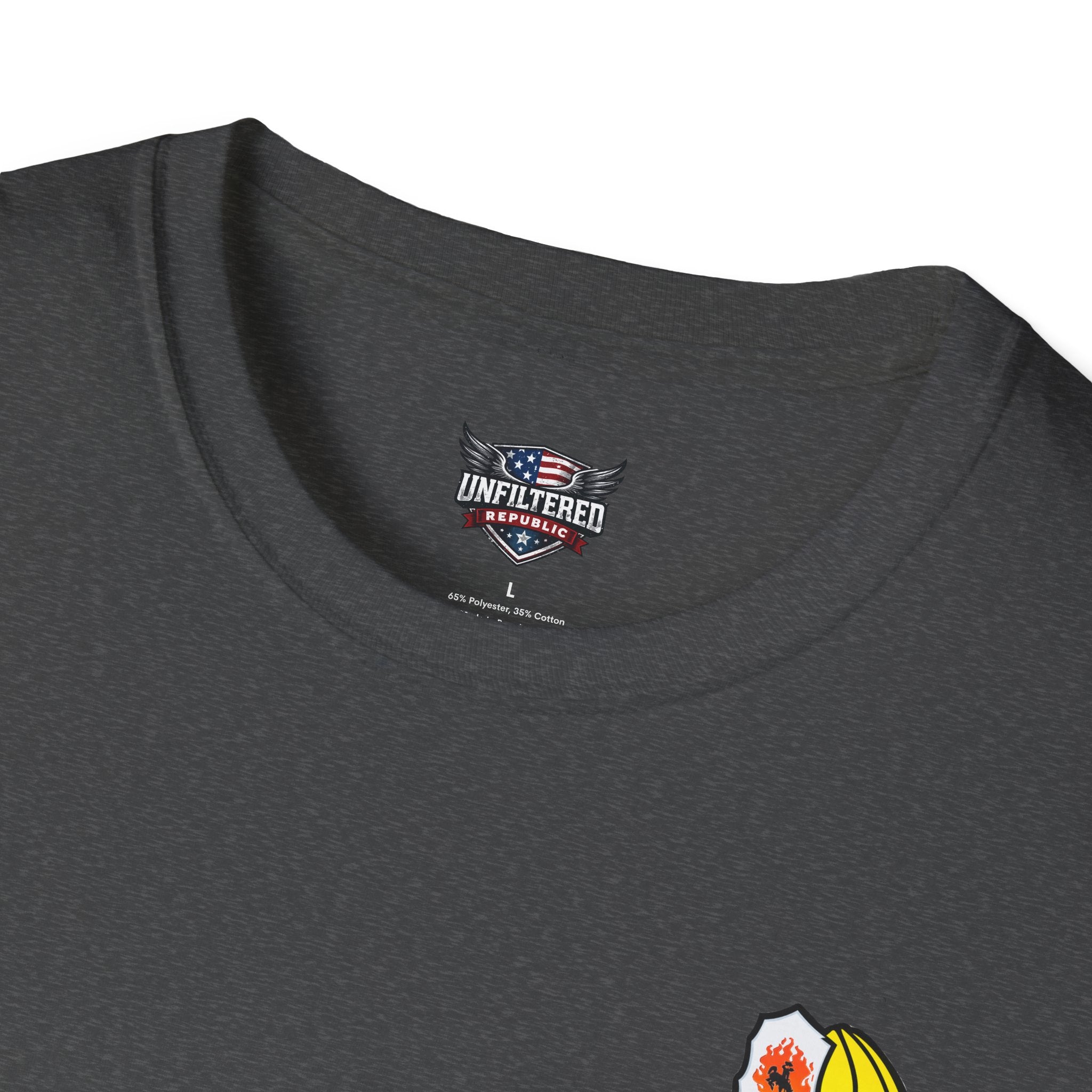 Mentally Unfit For Structure T-Shirt | Chainsaw Firefighter Graphic