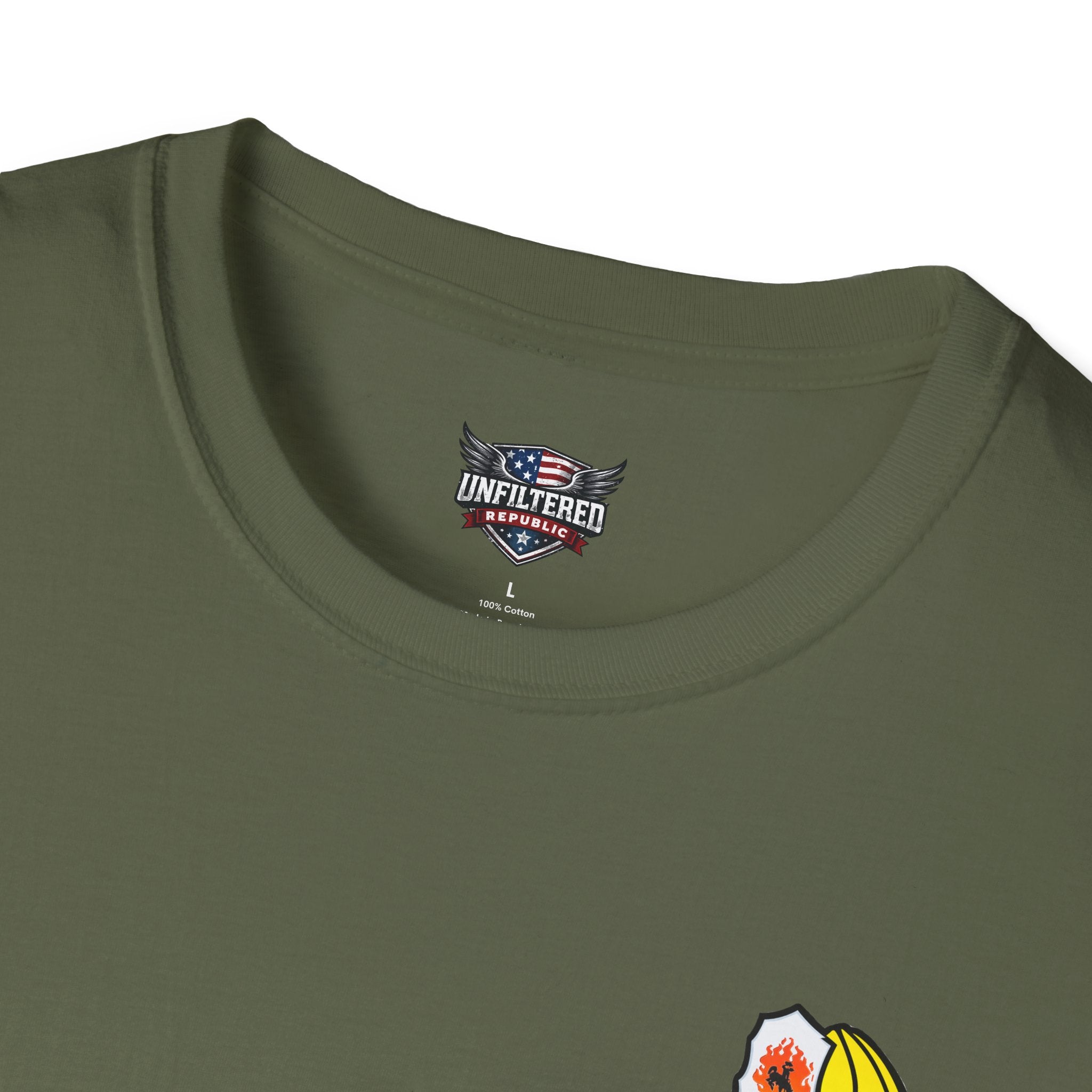 Mentally Unfit For Structure T-Shirt | Chainsaw Firefighter Graphic