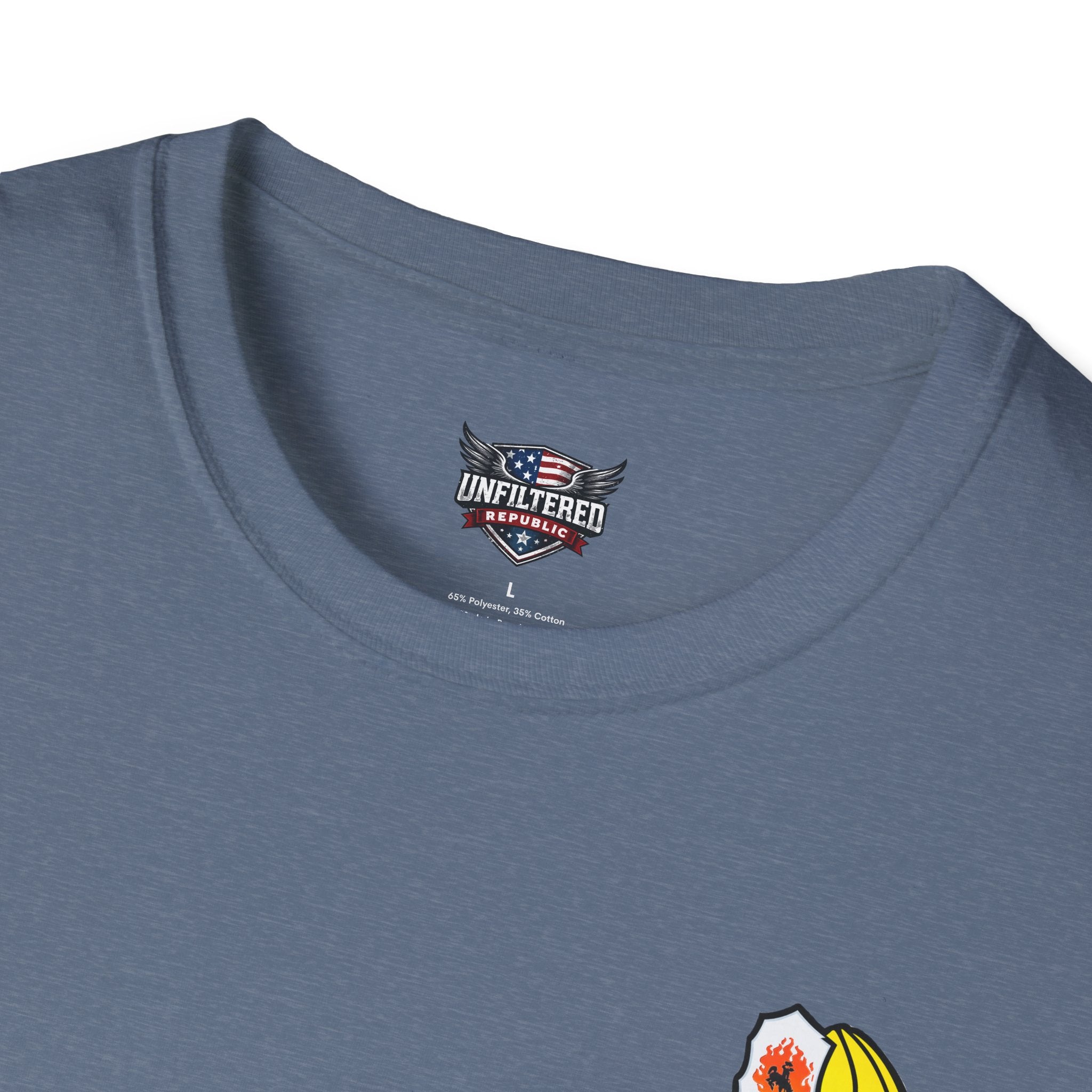 Mentally Unfit For Structure T-Shirt | Chainsaw Firefighter Graphic